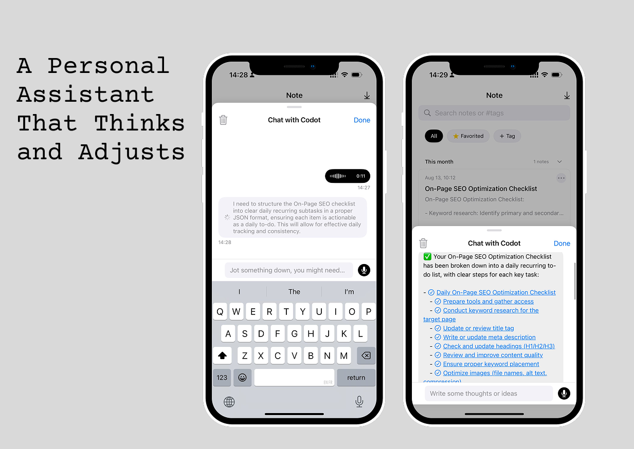 codot is an assistant that you could chat with